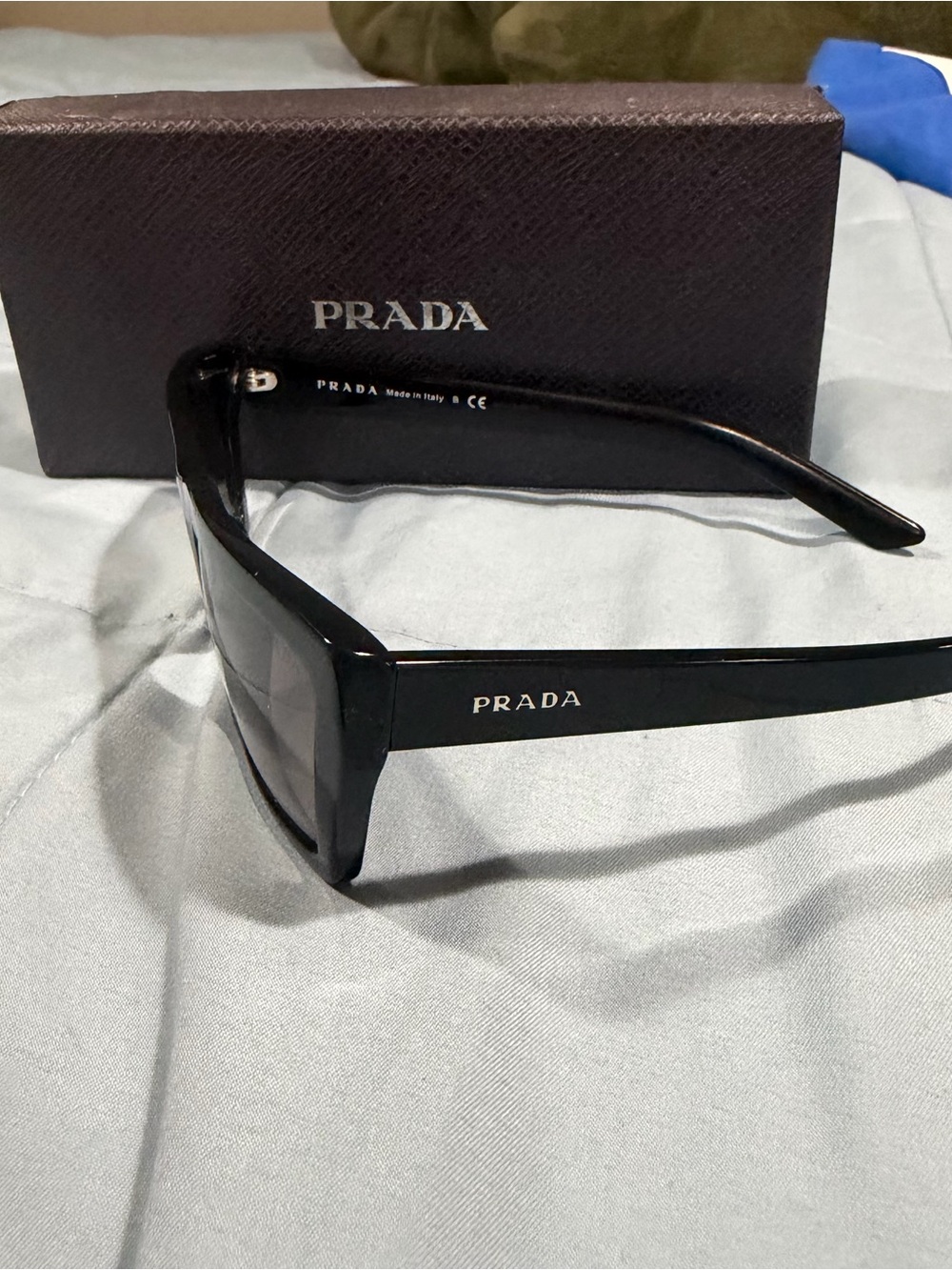 Prada Black Gradient Square Frame Sunglasses - Picture 2 of 4
